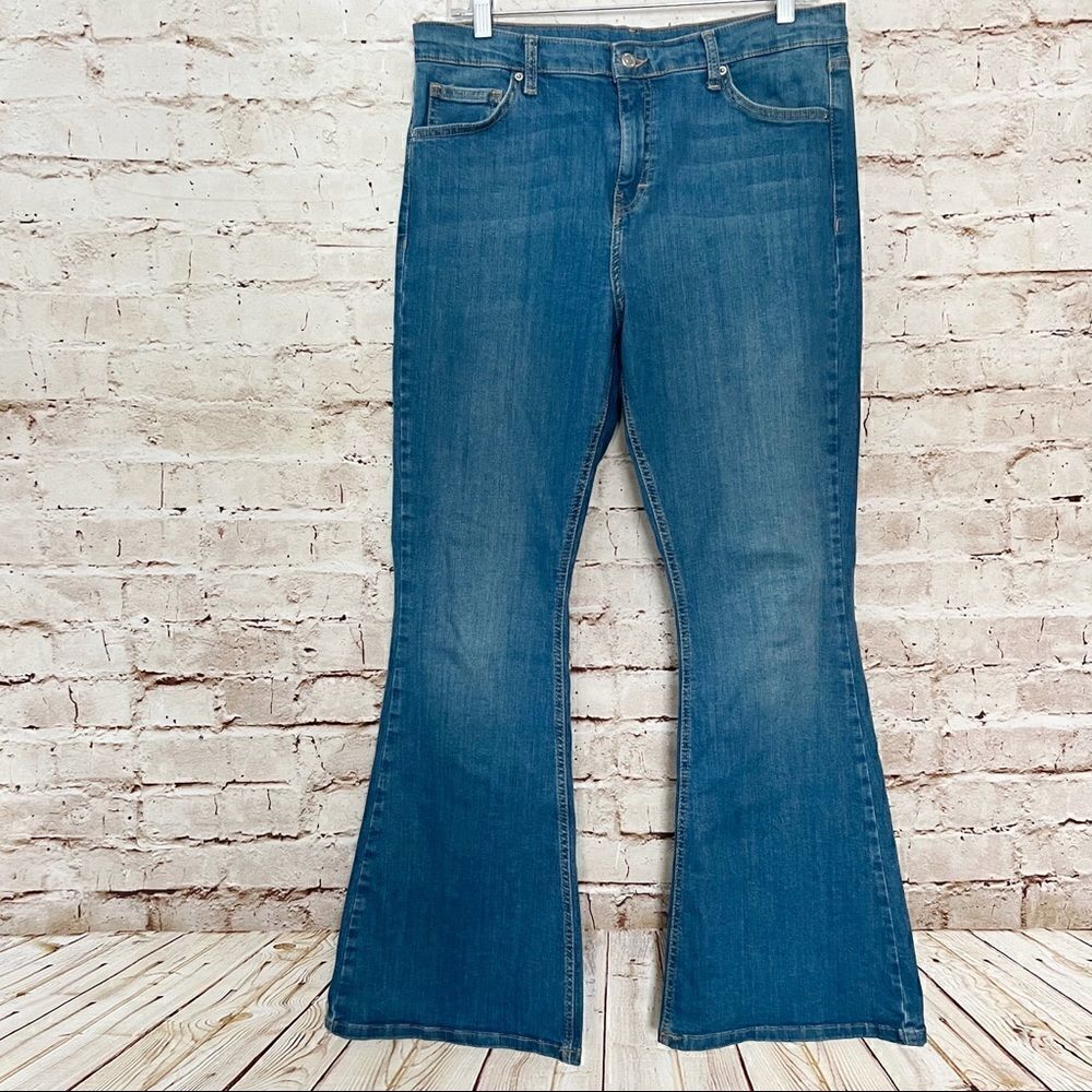 Topshop moto flare jeans 